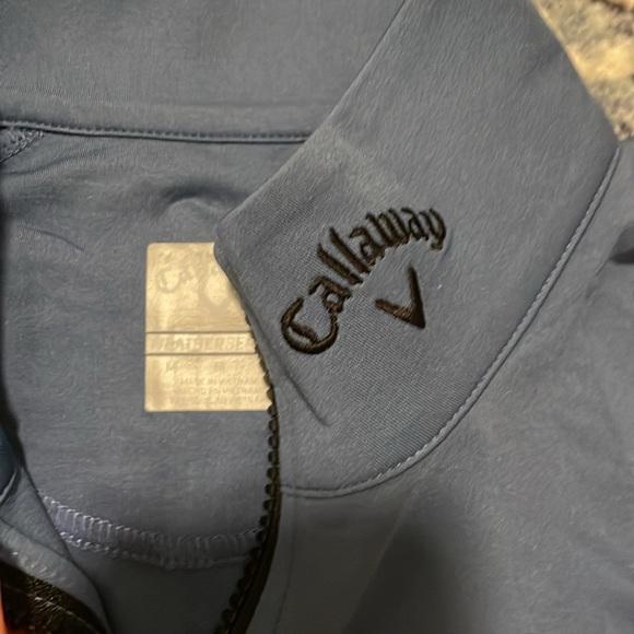 NWOT Weather Resistant Quarter Zip with Embroidery - Picture 2 of 4